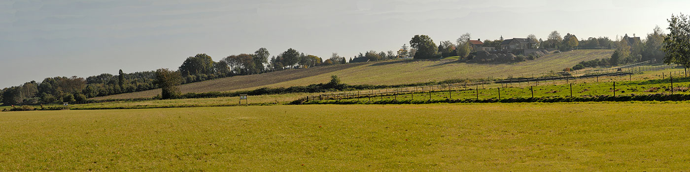 De steilrand van de Brabantse Wal bij Woensdrecht, foto Ed Kil op brabantsewal.nl