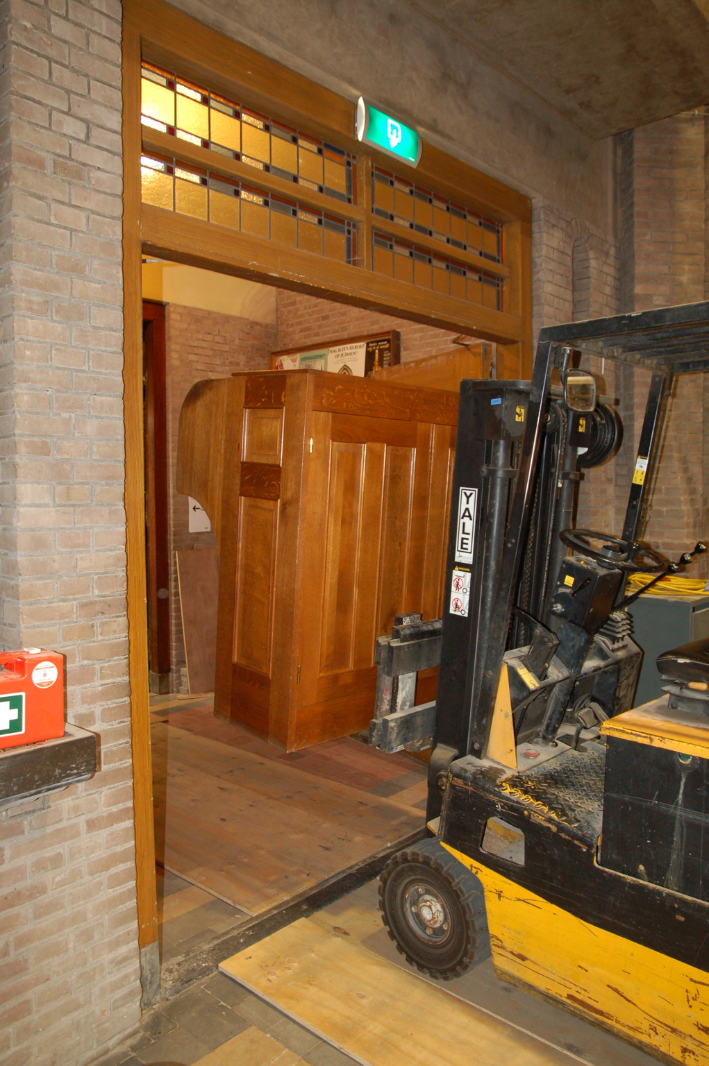 De verhuizing van al mijn spullen naar de Corneliusbasiliek had nogal wat voeten in de aarde