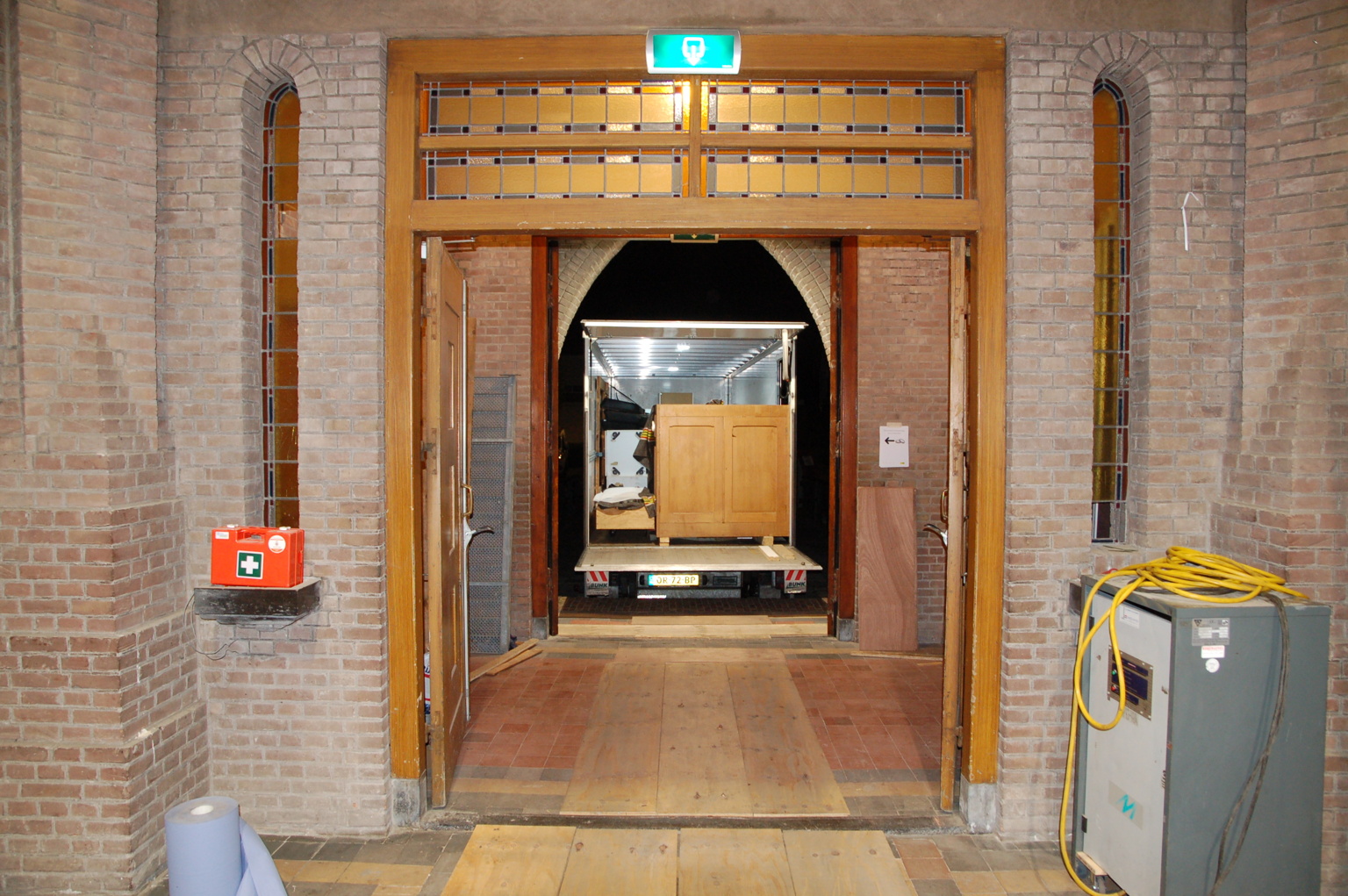 De verhuizing van al mijn spullen naar de Corneliusbasiliek had nogal wat voeten in de aarde