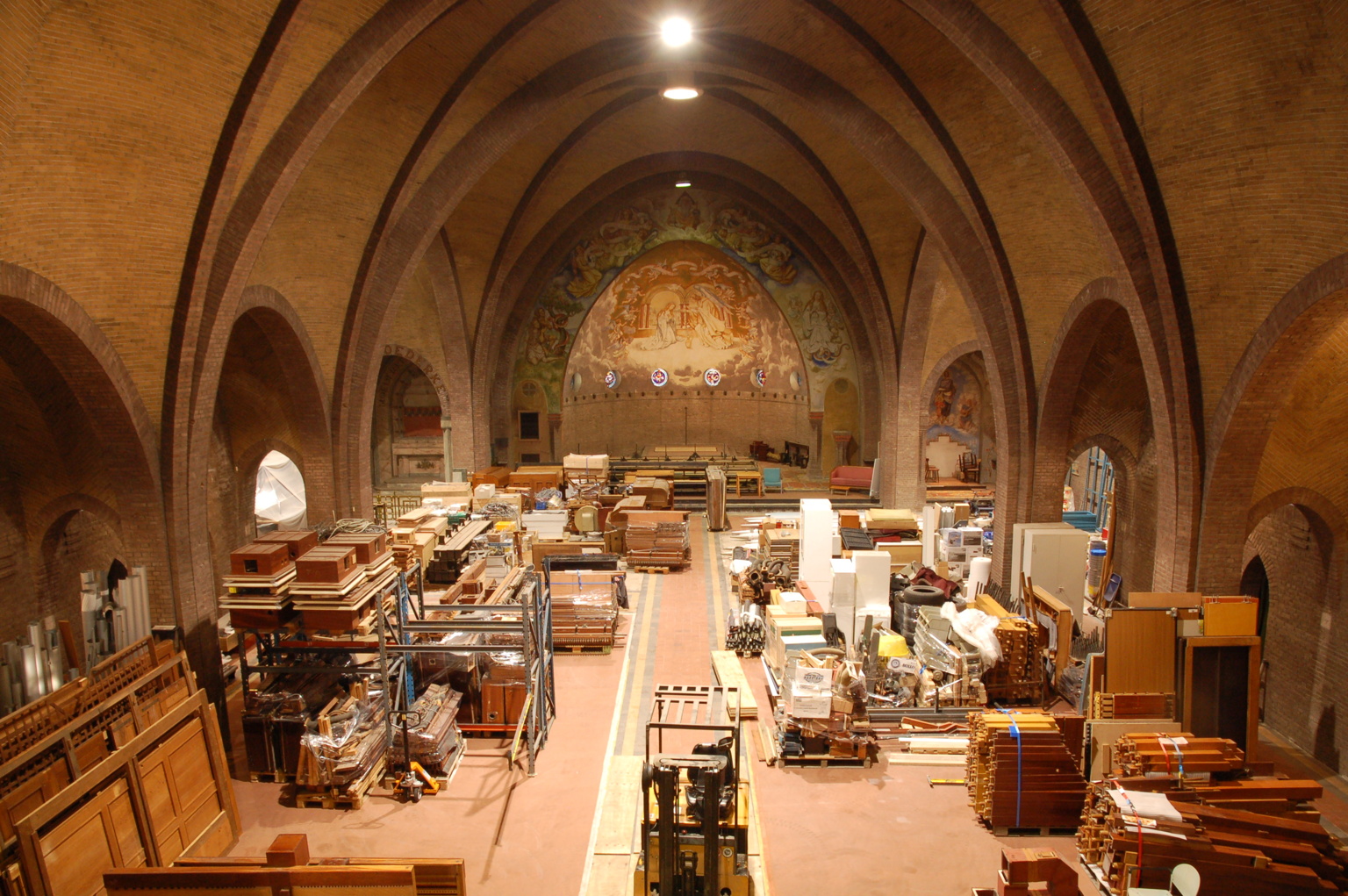 De verhuizing van al mijn spullen naar de Corneliusbasiliek had nogal wat voeten in de aarde
