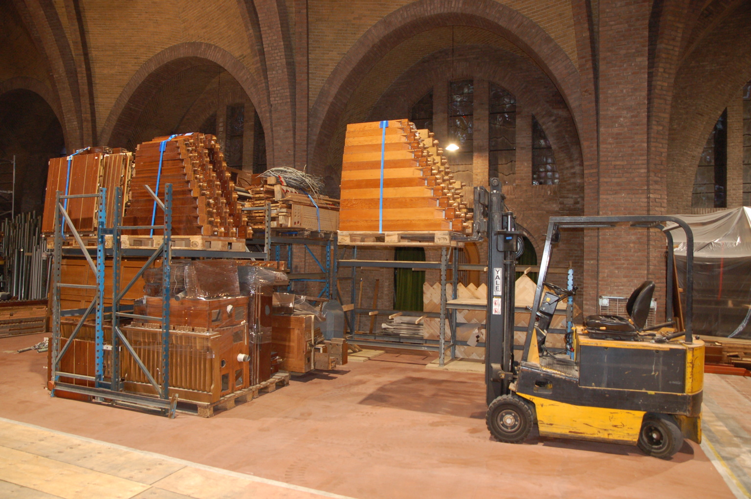 De verhuizing van al mijn spullen naar de Corneliusbasiliek had nogal wat voeten in de aarde