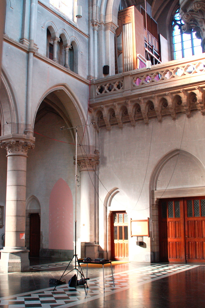 Microfoonopstelling H. Familiekerk Borgerhout