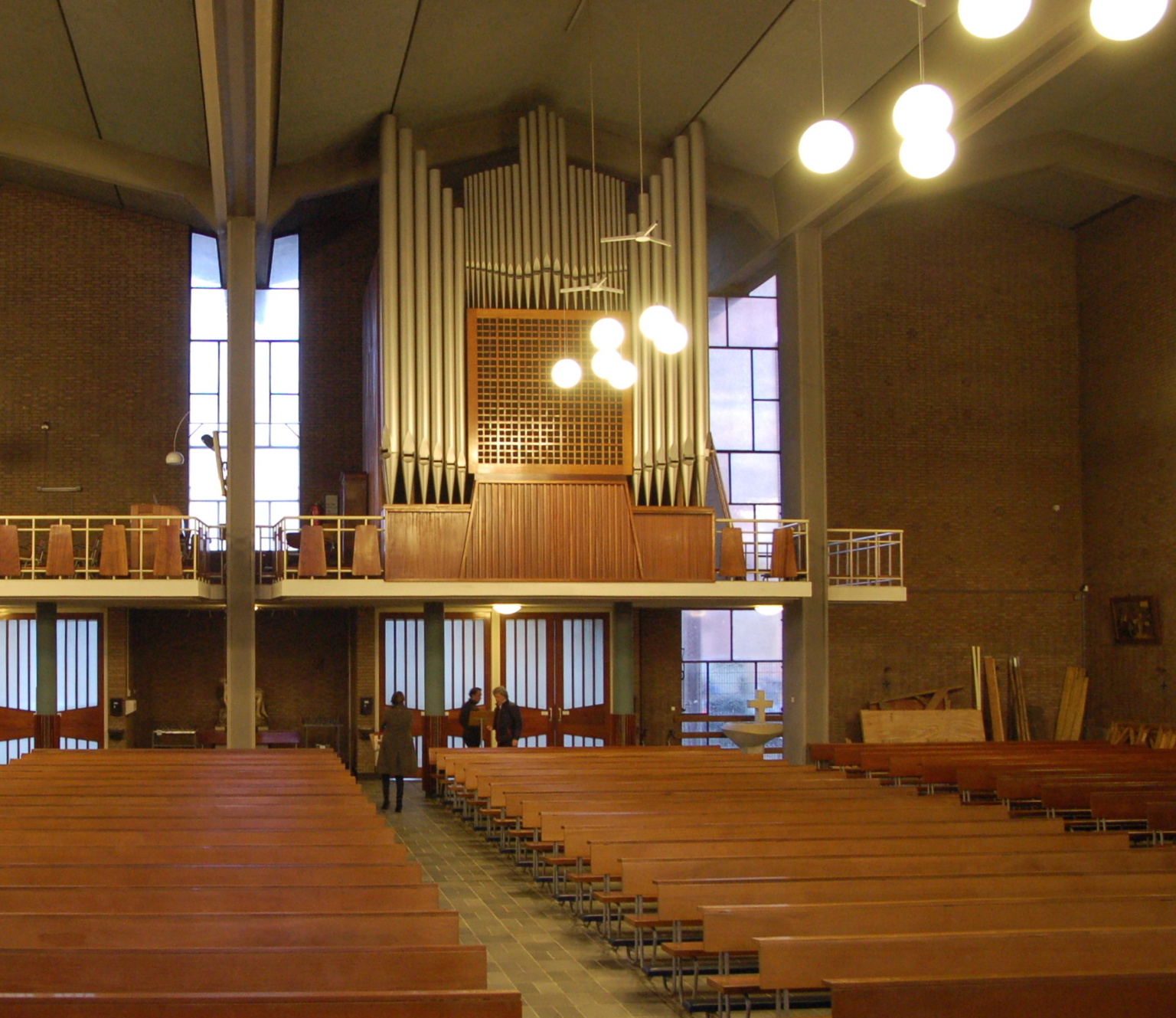 Het in vier dagen gedemonteerde orgel in Son